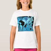 Silhouetted Dancers Girls T-Shirt (Voorkant)