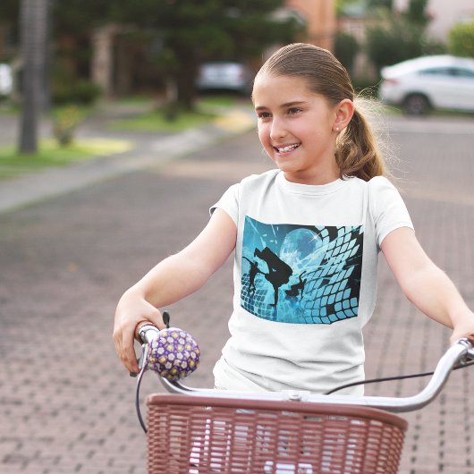 Silhouetted Dancers Girls T-Shirt