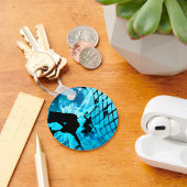 Silhouetted Dancers Sleutelhanger