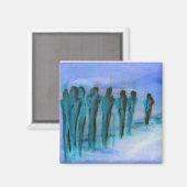 Silhouetten Magneet (Voorkant / Achterkant)