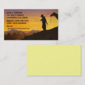 SILHOUETTES avec les CARTES DE VISITE OCCIDENTAUX (Devant / Derrière)