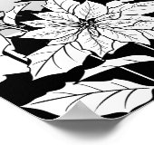 Silhouettes de la Paix - Poster de la Nature Noire (Coin)