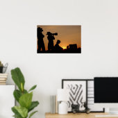 Silhouettes Poster (Thuiskantoor)