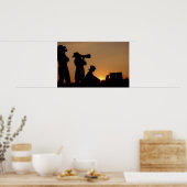 Silhouettes Poster (Keuken)