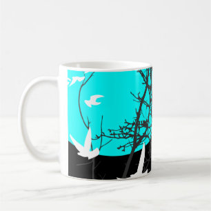 silhouetvogels koffiemok