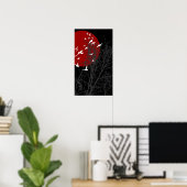 silhouetvogels poster (Thuiskantoor)