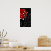 silhouetvogels poster (Keuken)