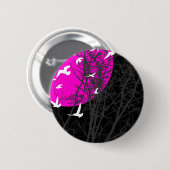 silhouetvogels ronde button 5,7 cm (Voorkant /achterkant)