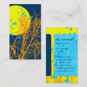 silhouetvogels visitekaartje (Voorkant / Achterkant)