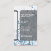 silhouscreen les oiseaux : carte de rendez-vous (Dos)