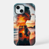 Silhoutte de déesse avec étui téléphonique du couc (Verso)