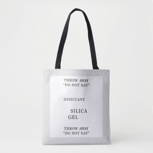 Silica Gel Pack Design Canvas tas (Voorkant)