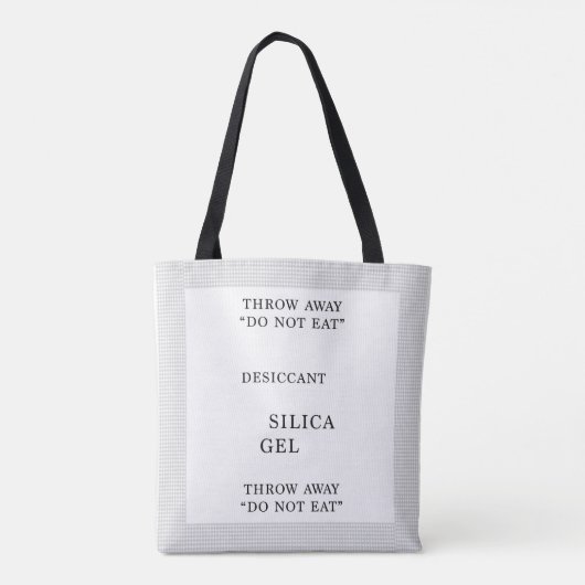 Silica Gel Pack Design Canvas tas (Achterkant)
