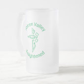 Silicium Valley Verlicht koudglas Matglas Bierpul (Voorkant links)