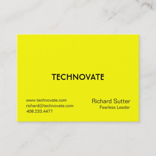 Silicium Visitekaartje (Voorkant)