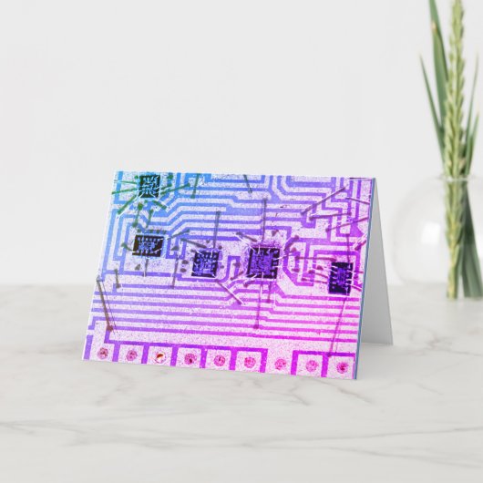 Siliciumchip Kaart (Voorkant)