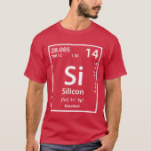 Siliciumelement (wit) t-shirt (Voorkant)