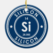 Silicon Element Blue céramique ornement (Dos)