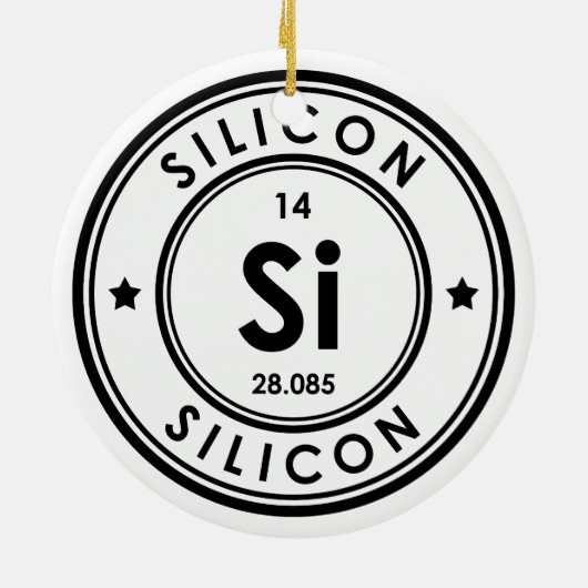 Silicon Element keramisch siermiddel Keramisch Ornament (Achterkant)