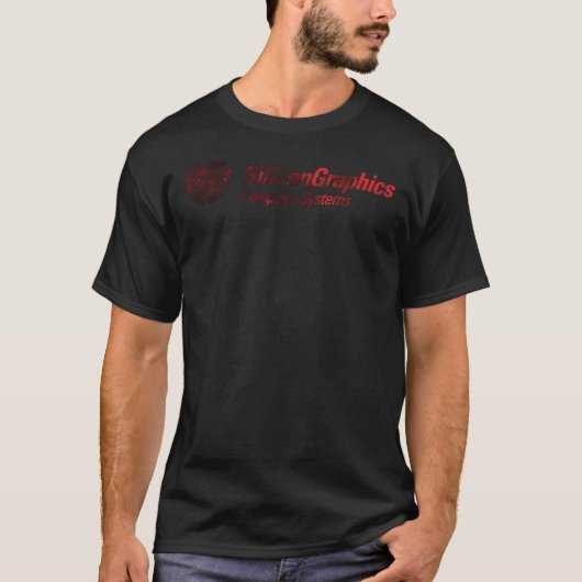 Silicon Graphics (SGI) - OG logo - melkwegrode Cla T-shirt (Voorkant)