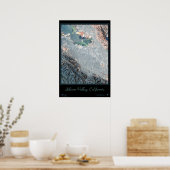 Silicon Valley, California Satelliet poster print (Keuken)