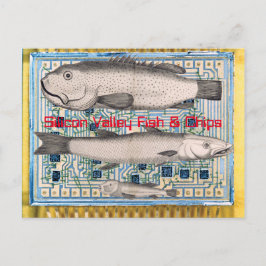 Silicon Valley Fish and Chips Briefkaart