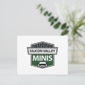 Silicon Valley Minis - carte postale logo vert (Debout devant)