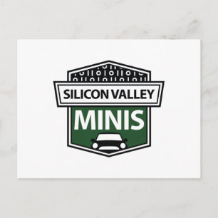 Silicon Valley Minis - carte postale logo vert