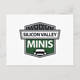 Silicon Valley Minis - carte postale logo vert