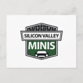 Silicon Valley Minis - carte postale logo vert (Devant)