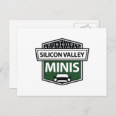 Silicon Valley Minis - groen logo briefkaart (Voorkant / Achterkant)