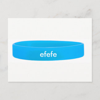 SILICONE WRISTBANDS BRIEFKAART