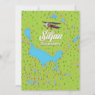 Siljan meer Zweden kaart