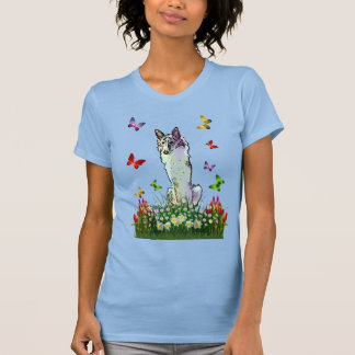 Silken Windhound Flower Patch T-shirt