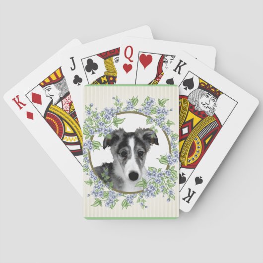 Silken Windhound - Puppy Perfect Pokerkaarten (Achterkant)