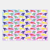 Silken Windhound Running Inpakpapier Vel (Voorkant 3)