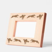 Silken Windhounds aan het lopen Gegraveerde Lijstjes (Links)