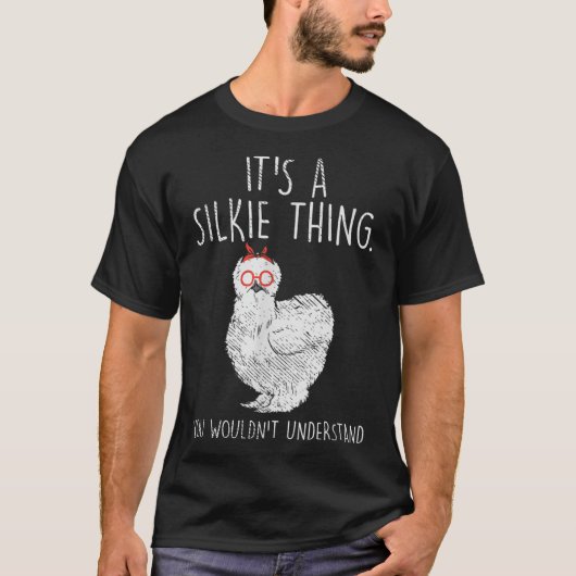 Silkie Chicken grappige kip T-shirt (Voorkant)