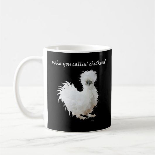 Silkie Chicken Koffiemok (Links)