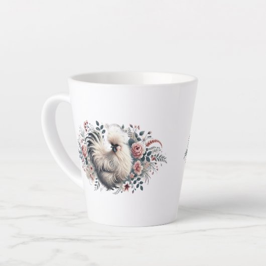 Silkie Chicken Latte/Tea Mok (Linkerhoek)