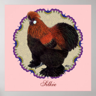 Silkie Circle Poster