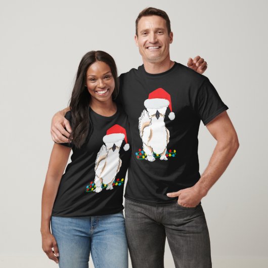 Silkie Silky Chicken Funny Kerstgrafisch T-shirt (Unisex)