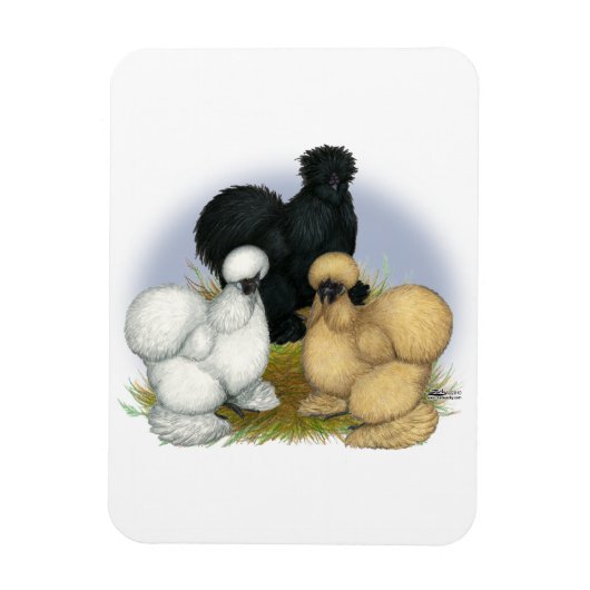 Silkie Trio Magneet (Verticaal)