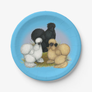 Silkie Trio Papieren Bordje