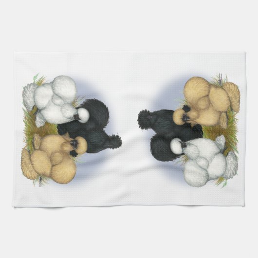 Silkie Trio Theedoek (Horizontaal)