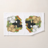 Silkies du jardin de fleurs (Serviette à main)