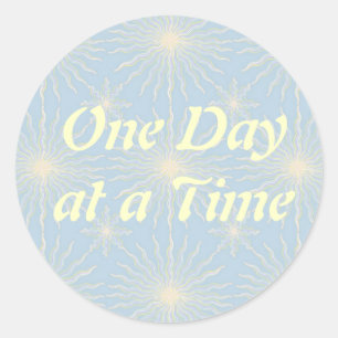 Silktones Sun Star ODAT Ronde Sticker