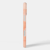 Silky Oranje Heart Line Abstracte Art Sjabloon Case-Mate iPhone Case (Achterkant / Rechts)
