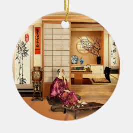 Silky Rice Poeder Keramisch Ornament