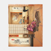 Silky Rice Powder Fleece Deken (Voorkant)